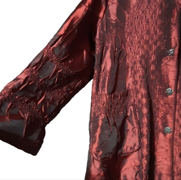 General apparel jacket.Color Burgundy.beautiful color, - Picture 3 of 4